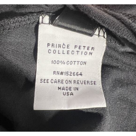 Prince Peter Collection Leopard Tonge Red Lips Women’s T-shirt XS Black - Picture 4 of 6